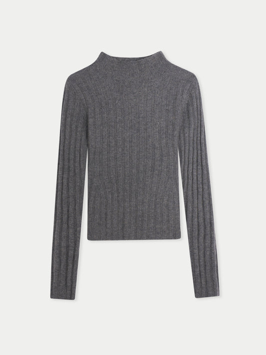 Cashmere Turn-Up Cuffs Sweater