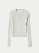 white cardigan with hidden button #color_whisper-white