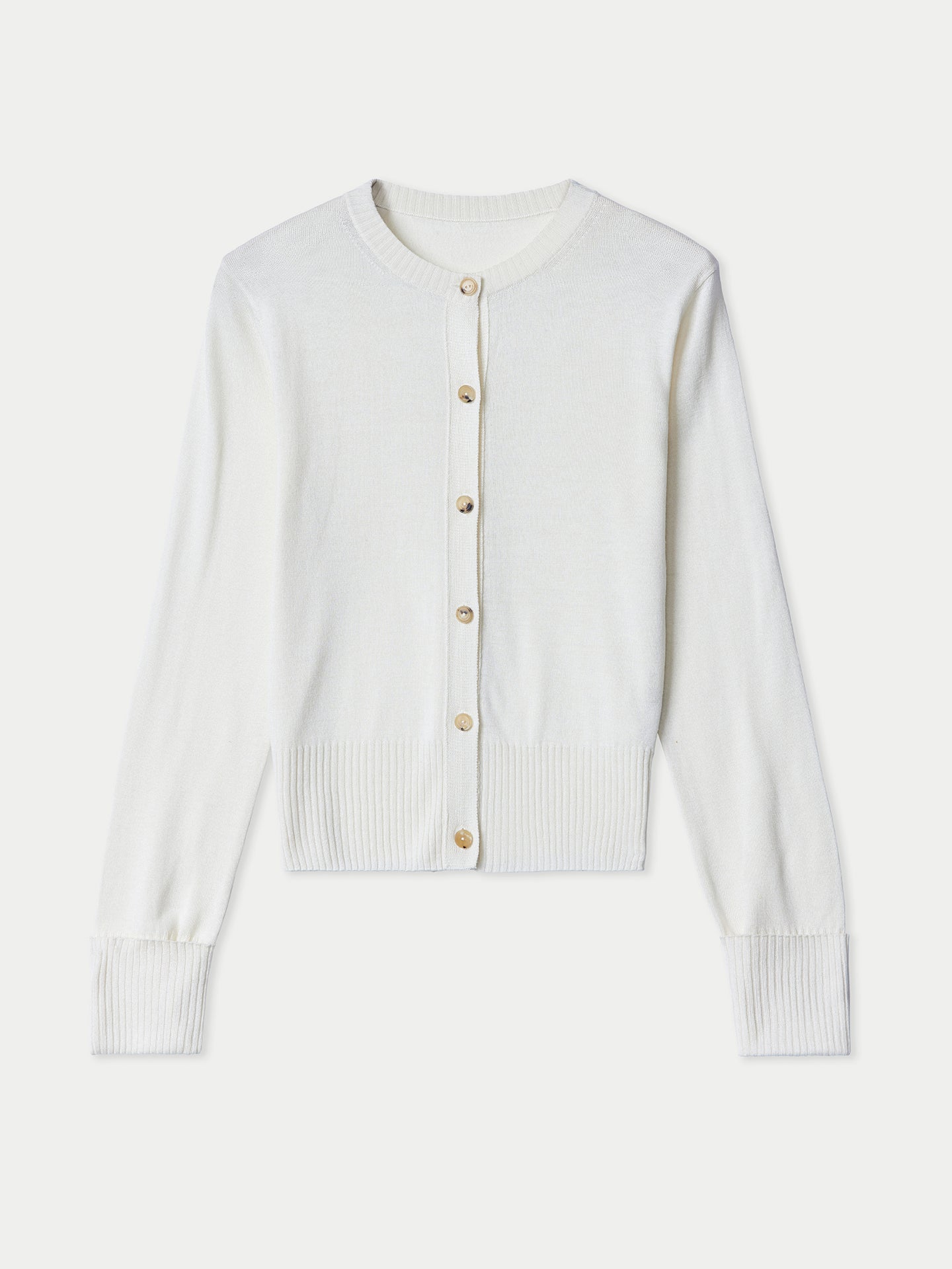 Cashmere Silk Buttoned Cardigan
