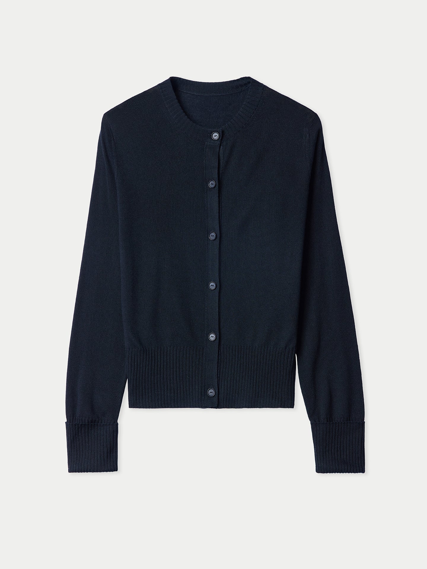 Cashmere Silk Buttoned Cardigan
