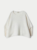 Striped poncho on a white background #color_white