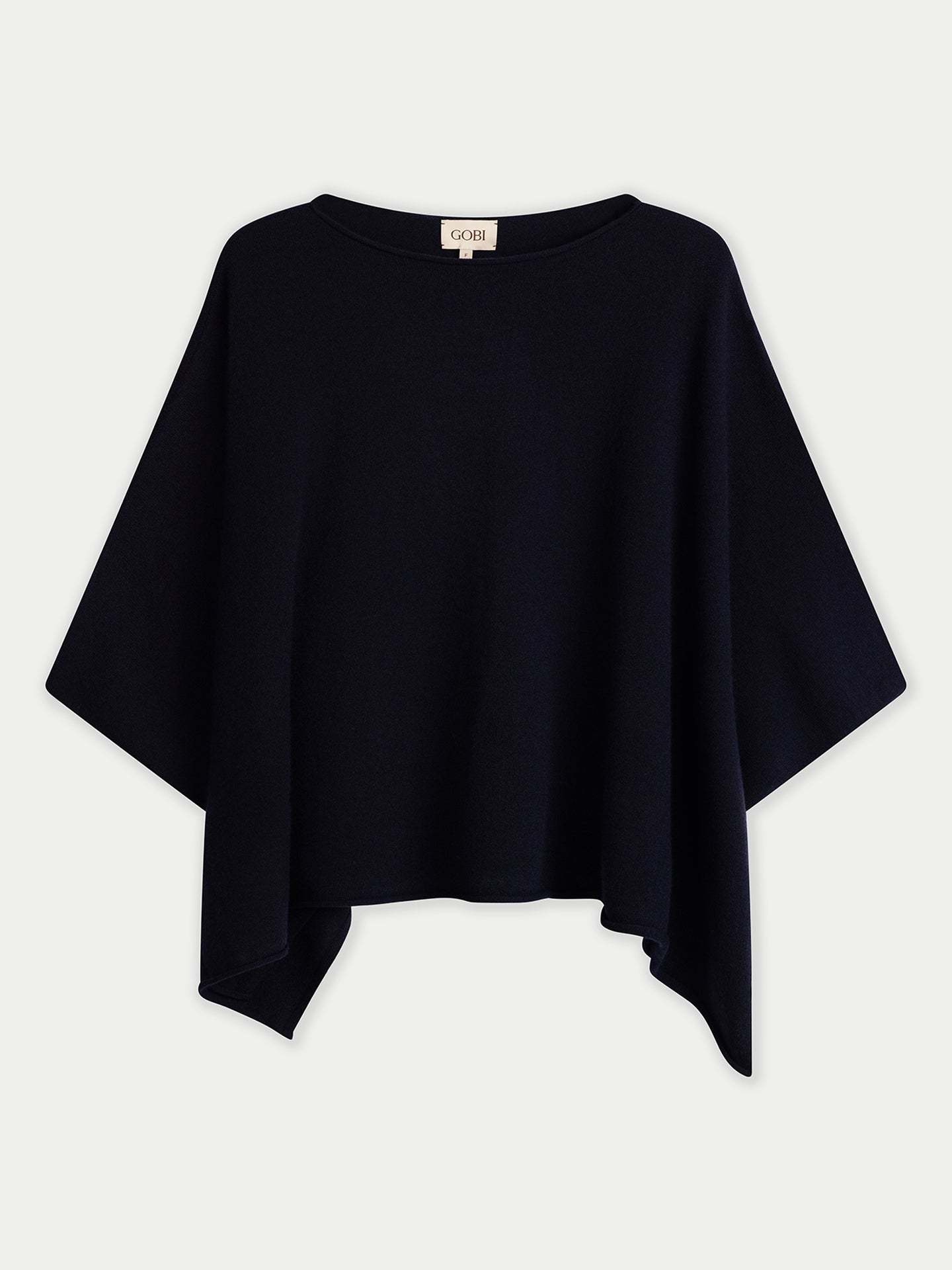 Timeless Boat Neck Cashmere Poncho