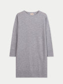 C-Neck Knit Dress High Rise - Gobi Cashmere #color_high-rise