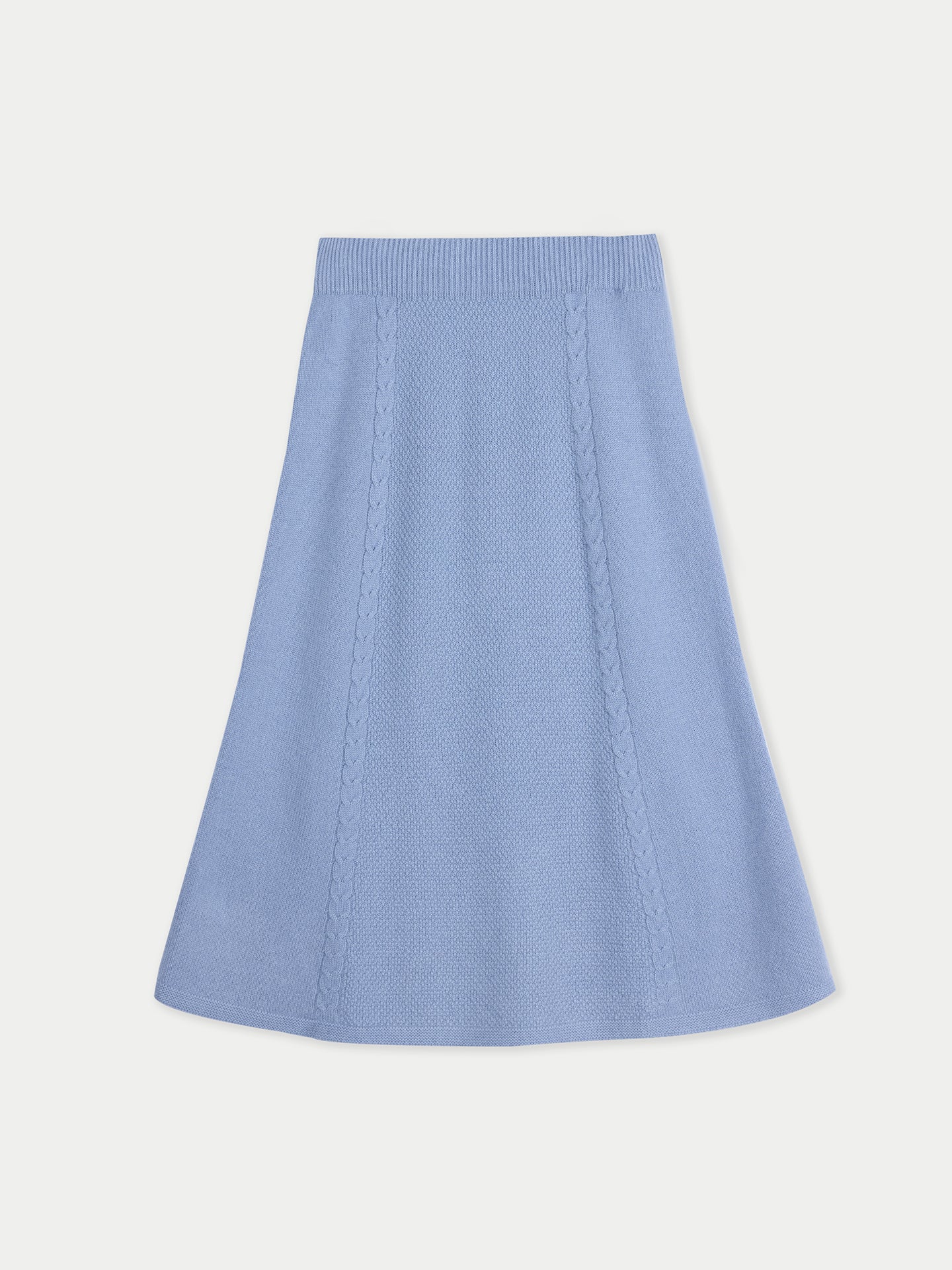A-Line Cashmere Knitted Skirt