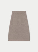color taupe Knitted skirt on a white background #color_fog