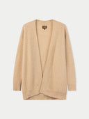 Beige cardigan on a light gray background #color_beige