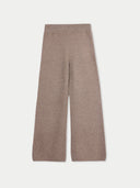 Brown wide pants on a light gray background #color_taupe
