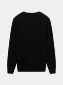 Women C-Neck Cashmere Sweater Blue Graphite - Gobi Cashmere #color_blue-graphite