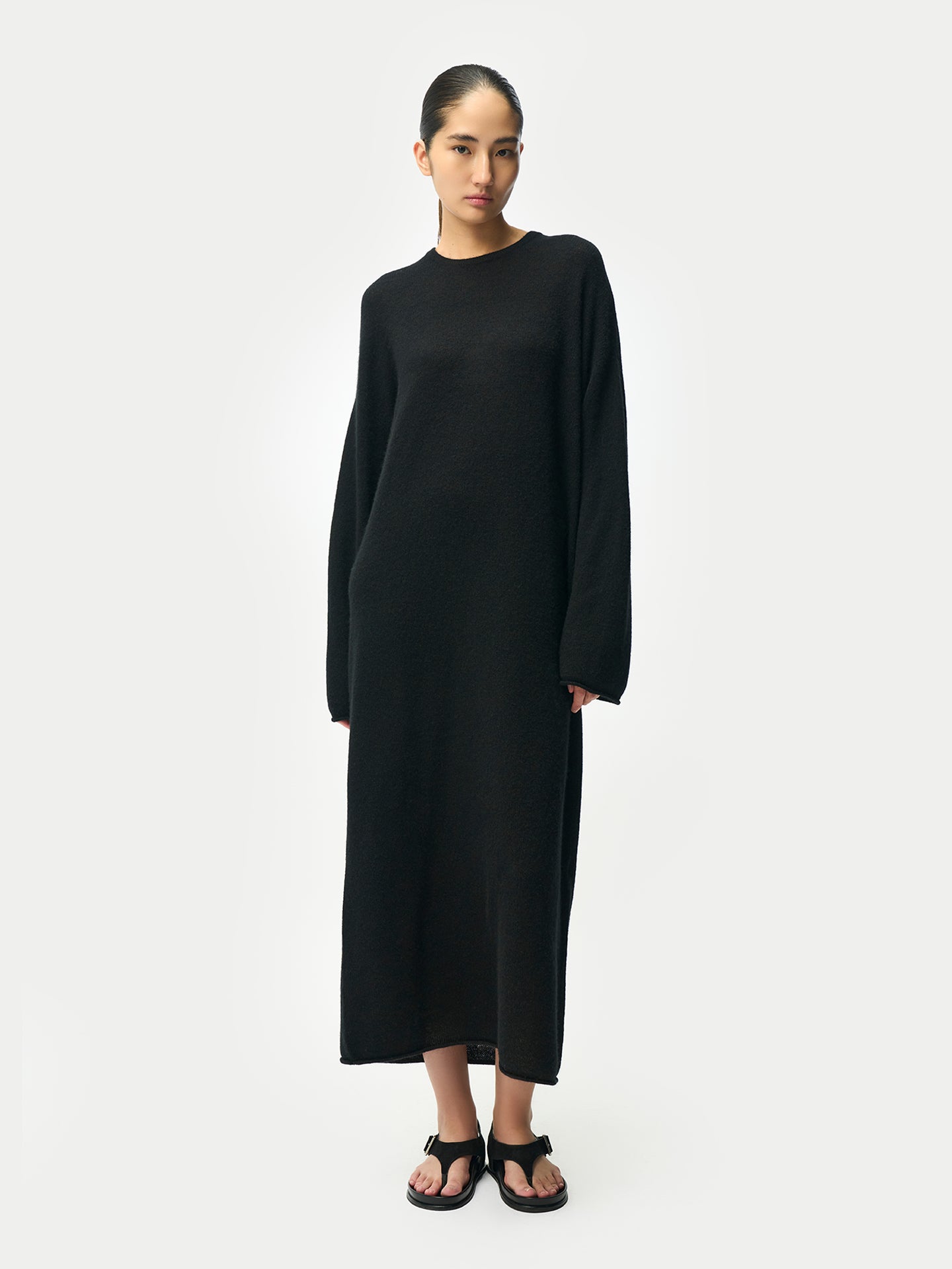 Long Cashmere Sweater Dress