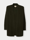 green color cardigan on a light gray background #color_avocado