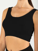 close up of a Cashmere Underwear Black  #color_black
