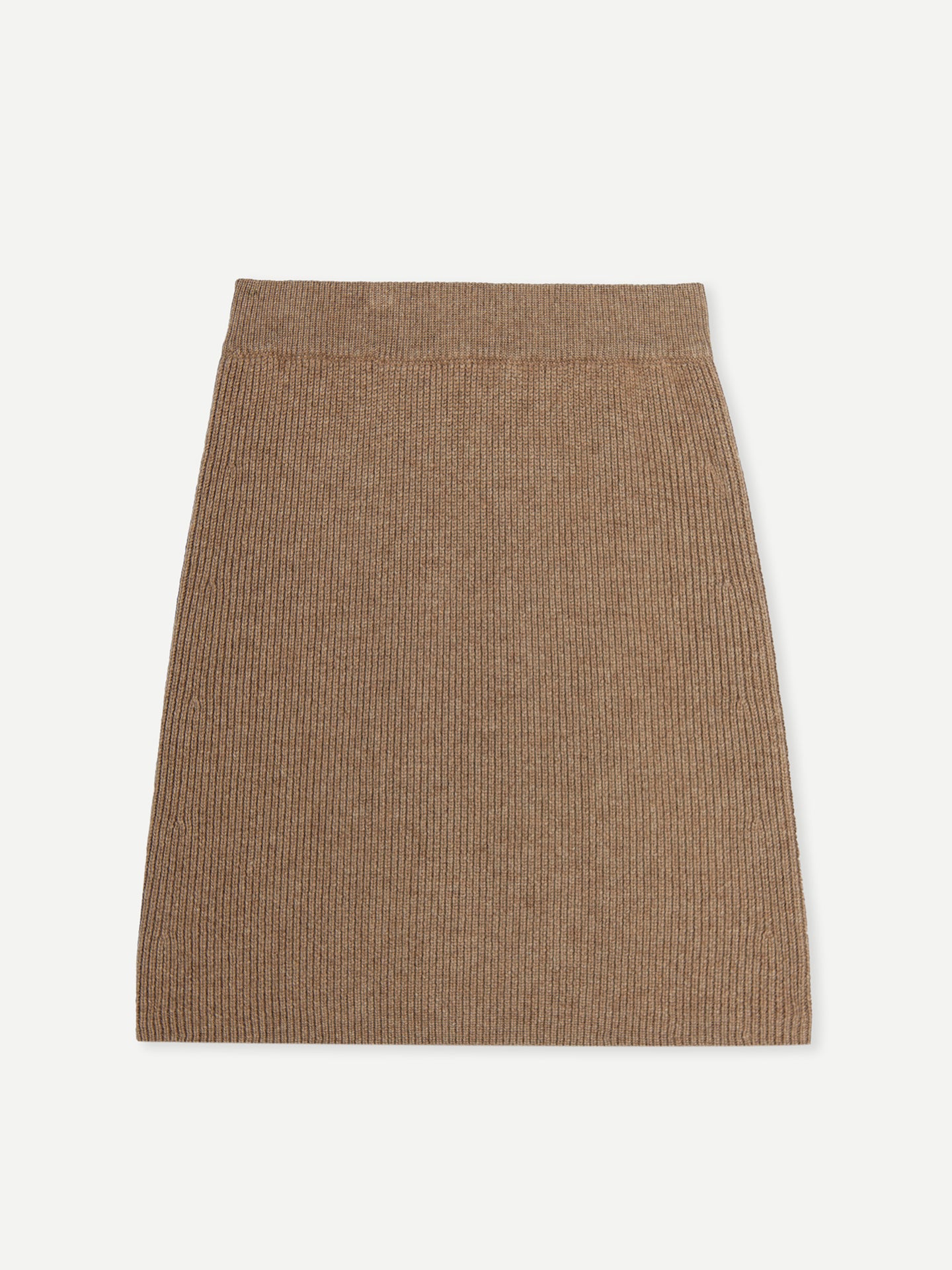 Organic Color Cashmere Mini Skirt