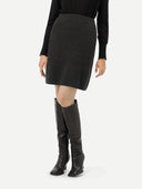 a dark gray mini skirt #color_charcoal