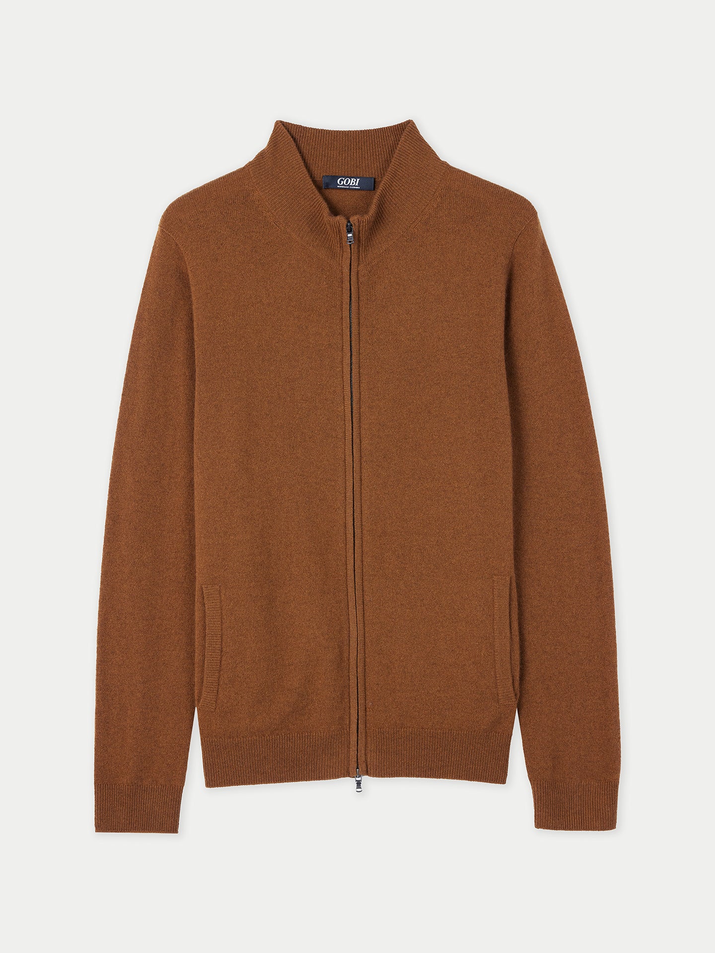 Full-Zip Cashmere Cardigan