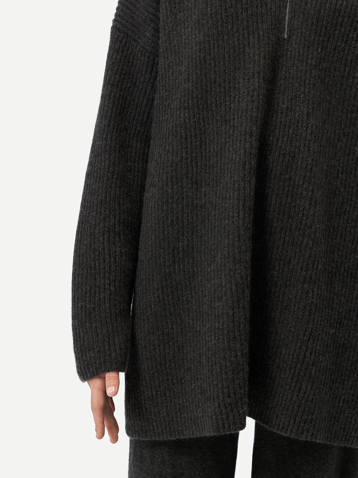 Cashmere Quarter-Zip Sweater