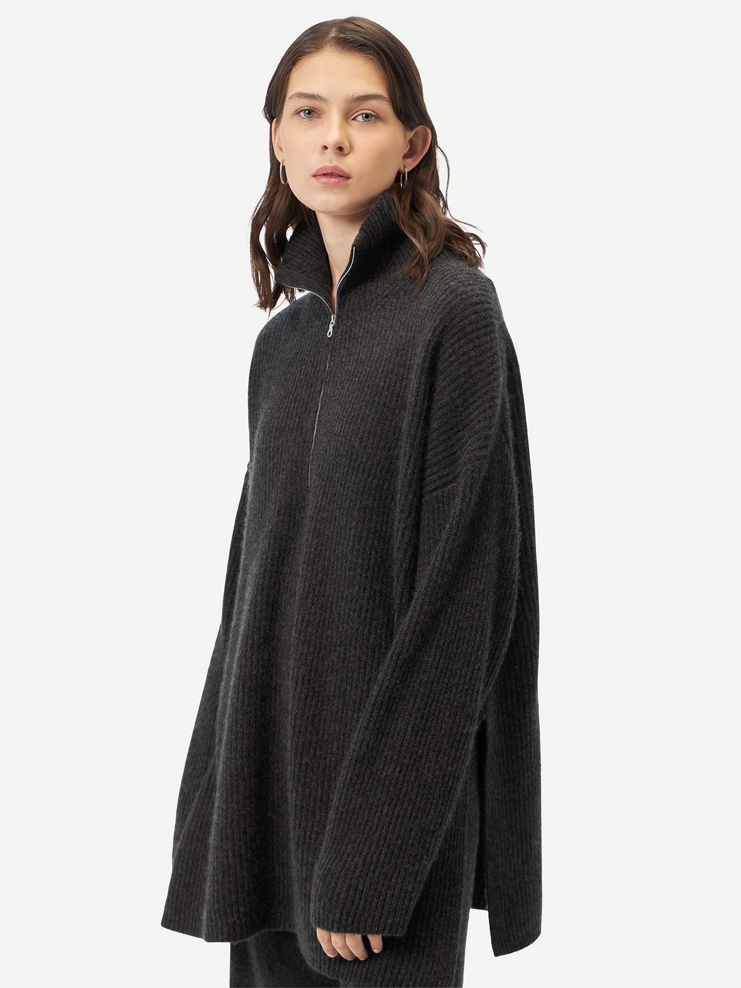 Cashmere Quarter-Zip Sweater