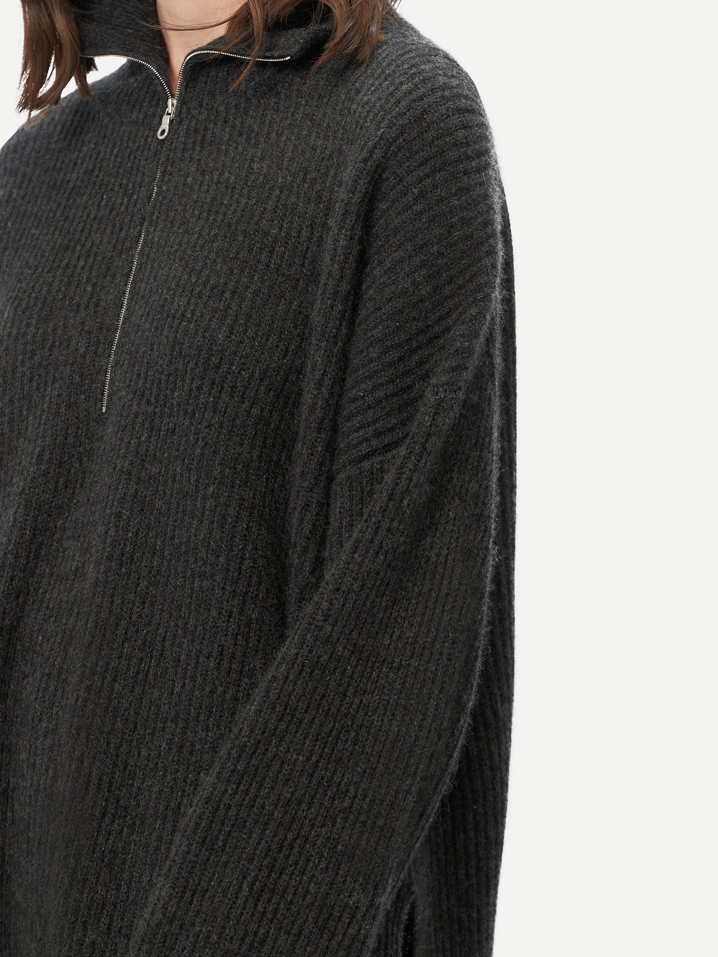 Cashmere Quarter-Zip Sweater