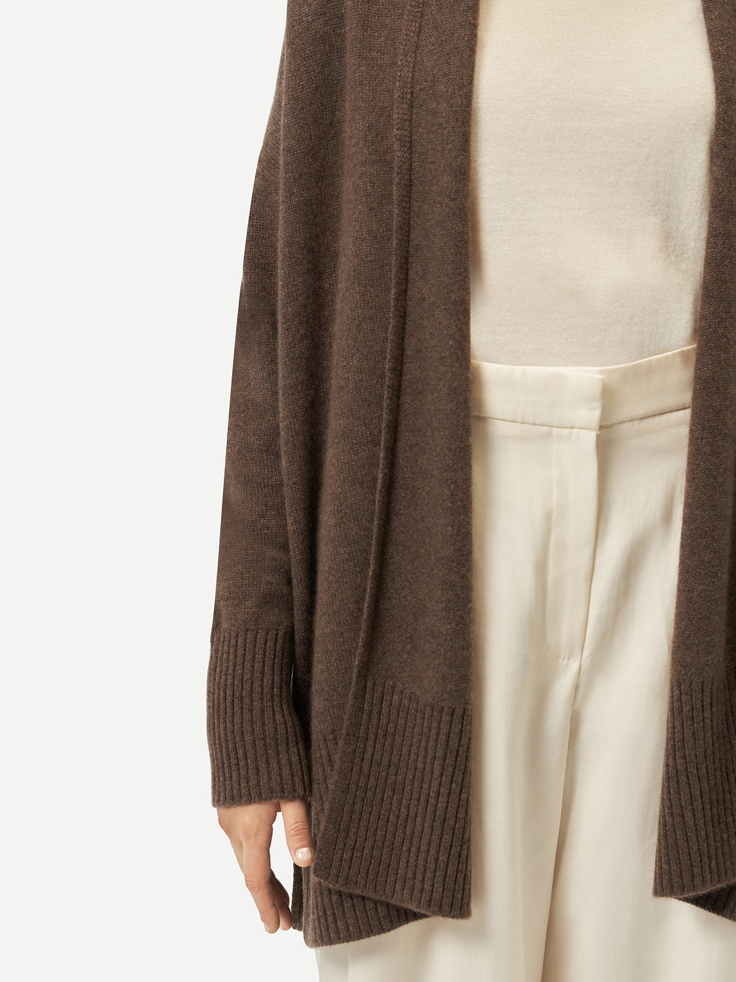 Cashmere Shawl-Collar Cardigan