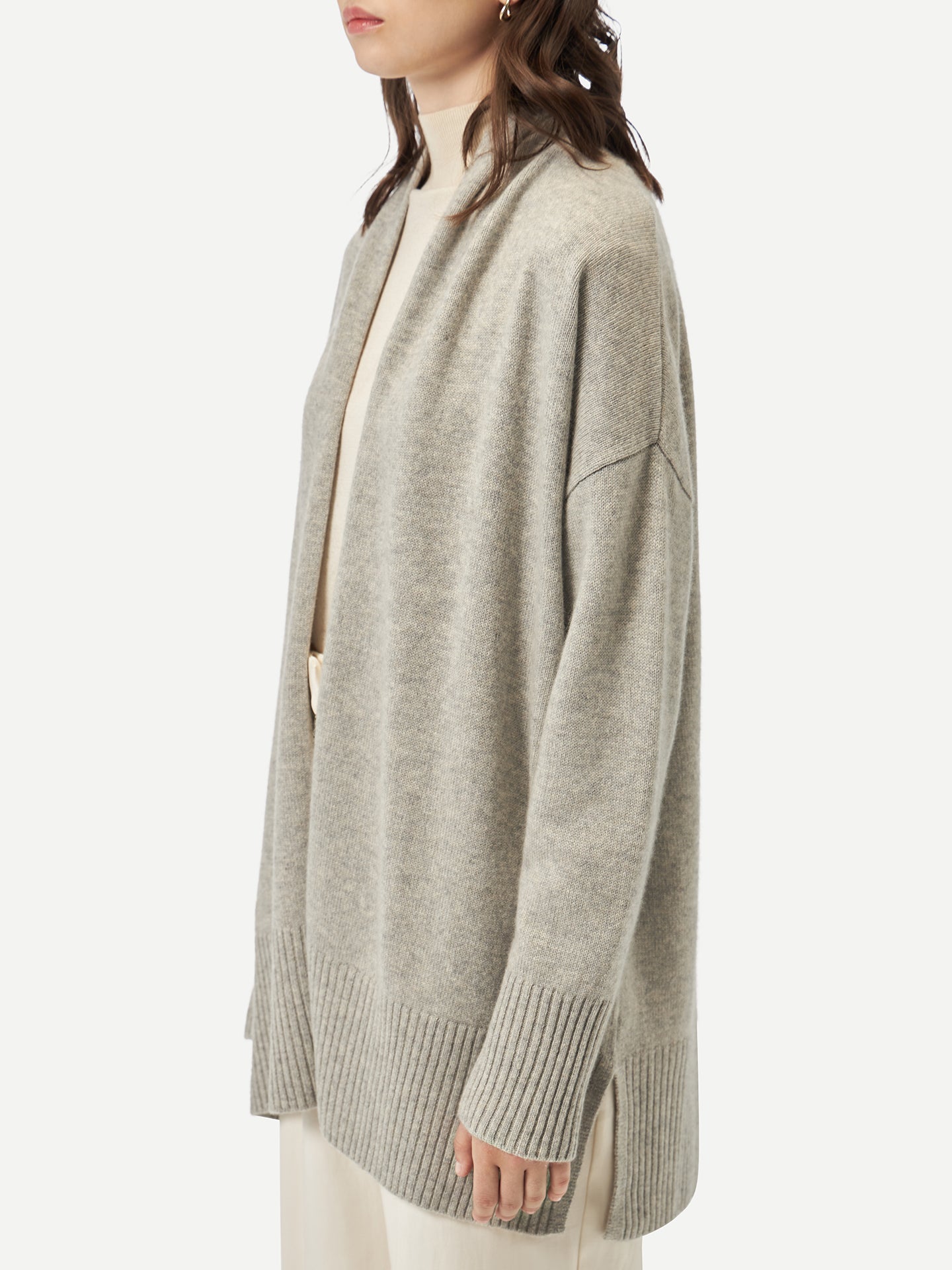 Cashmere Shawl-Collar Cardigan