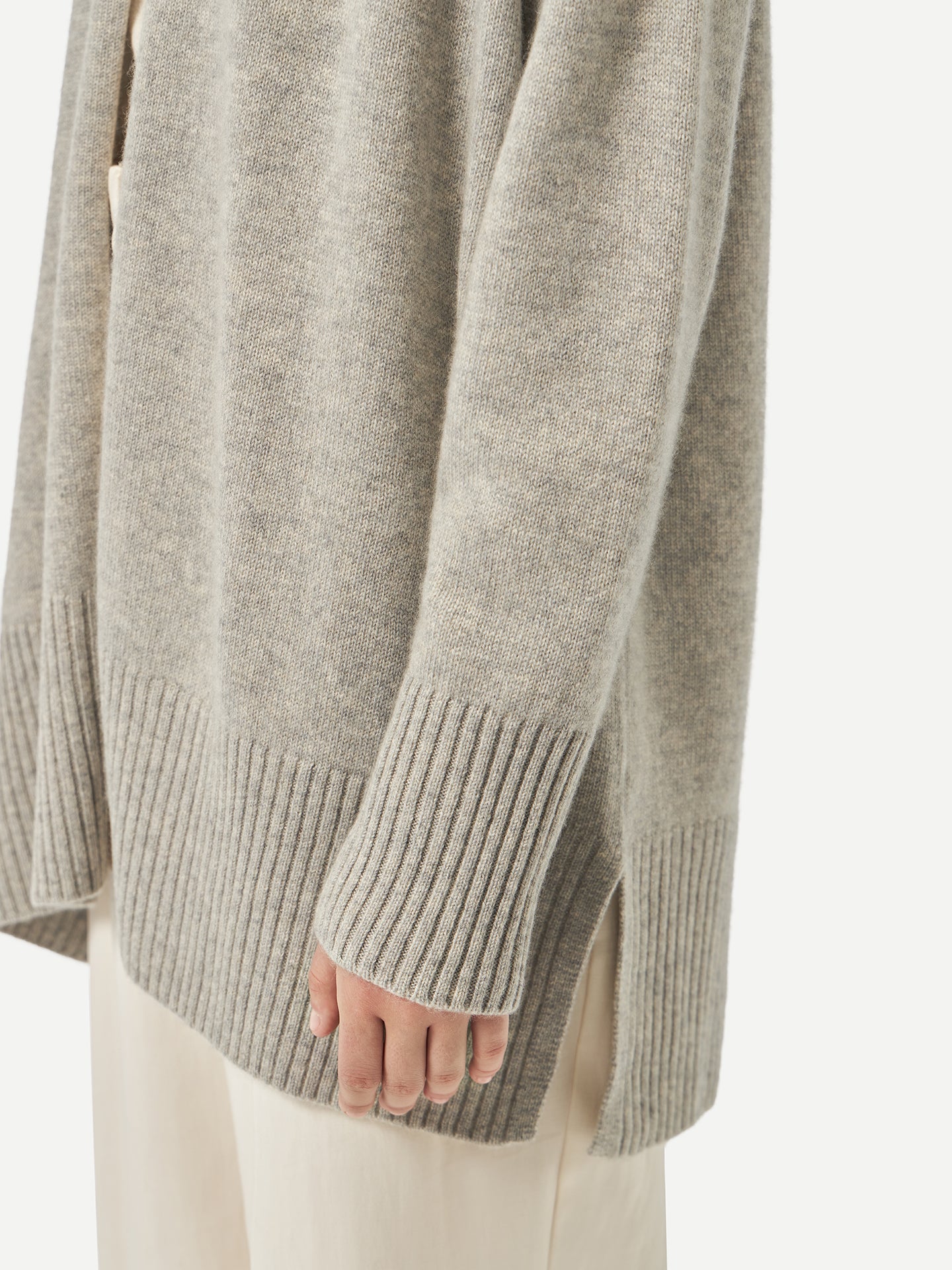 Cashmere Shawl-Collar Cardigan