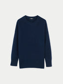 Navy blue sweater on a light gray background #color_navy