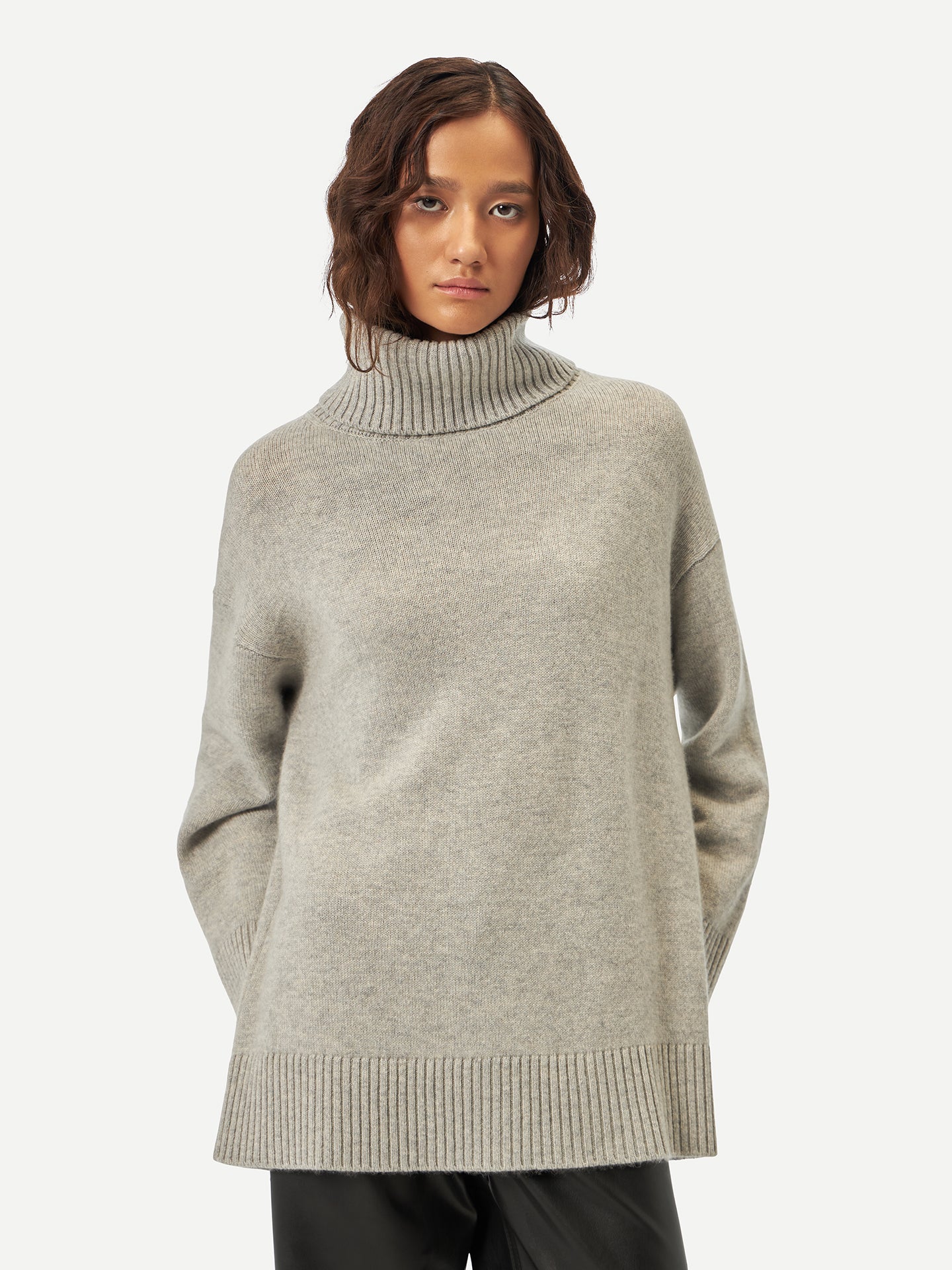 Cashmere Roll-Neck Sweater