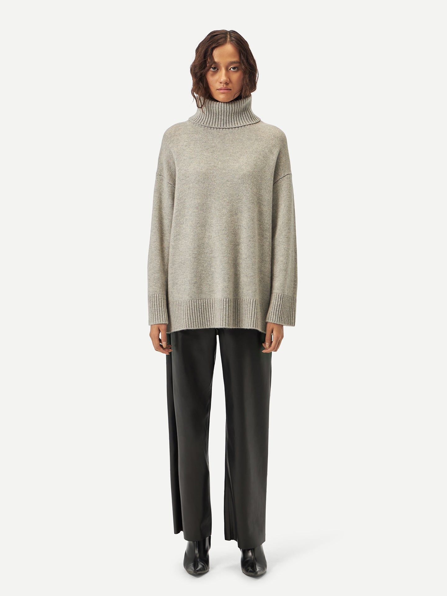 Cashmere Roll-Neck Sweater