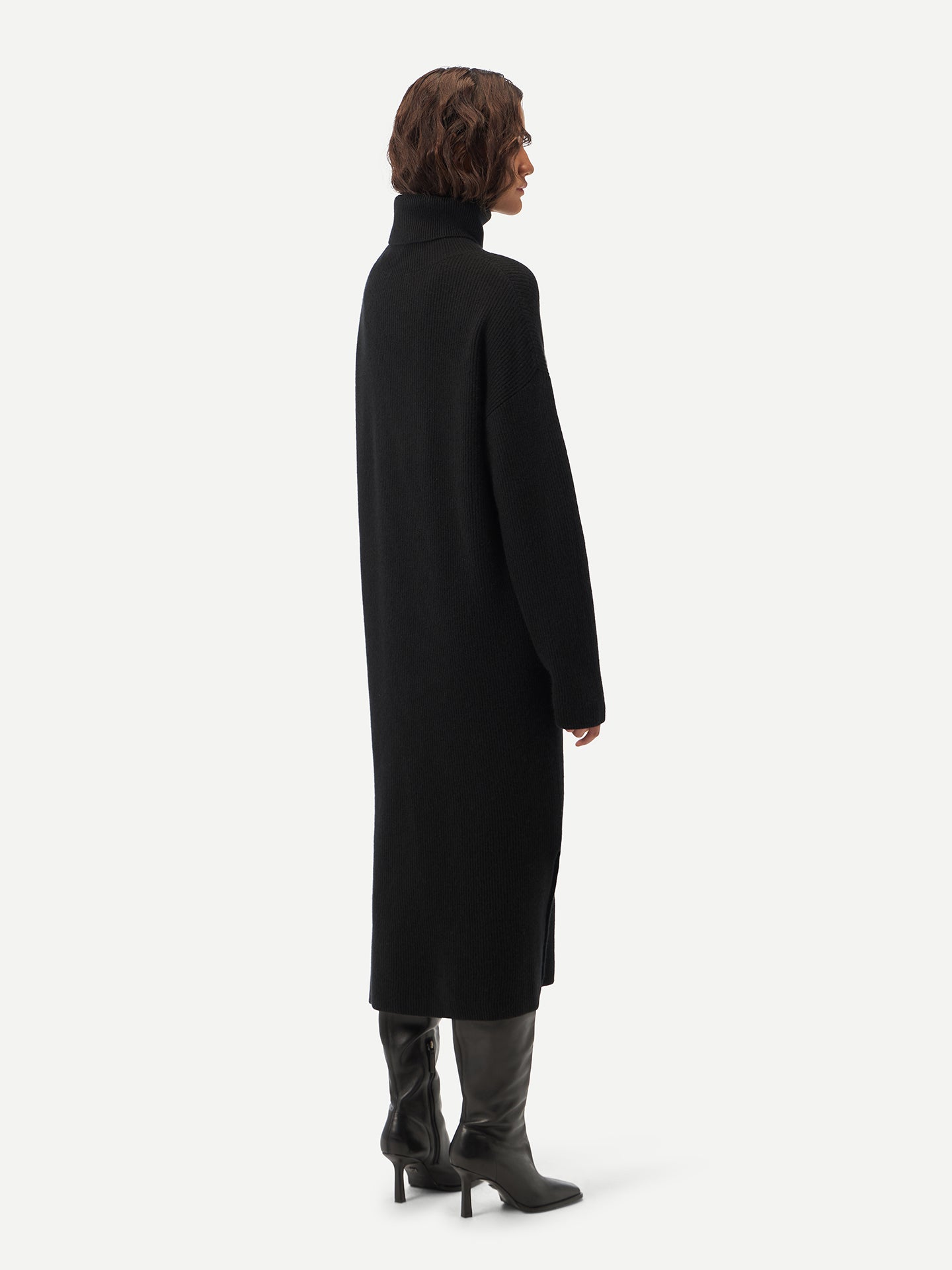 Cashmere Turtleneck Dress