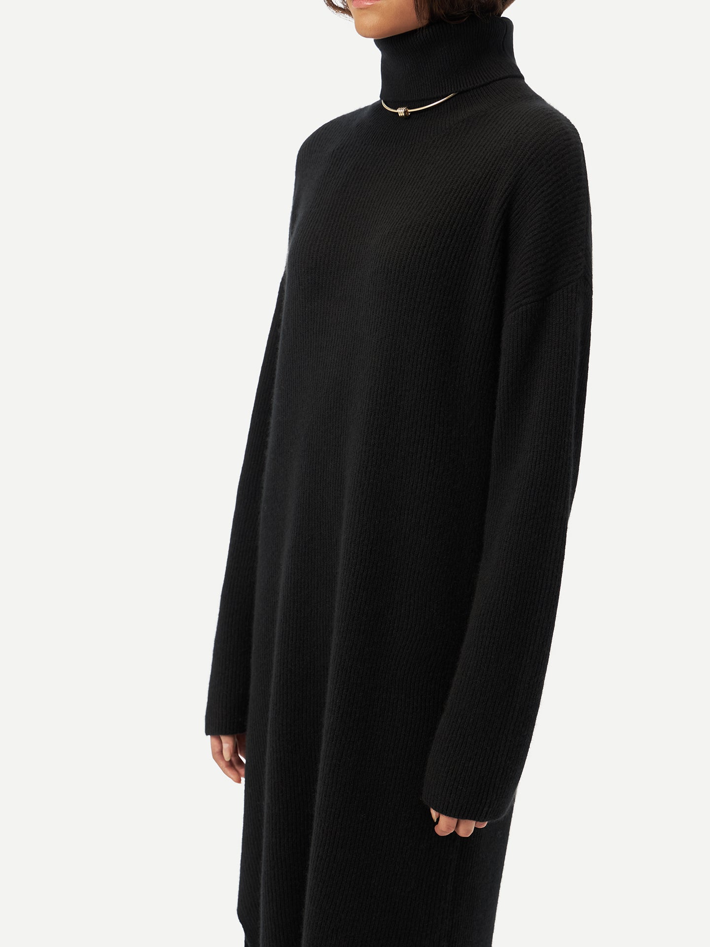 Cashmere Turtleneck Dress