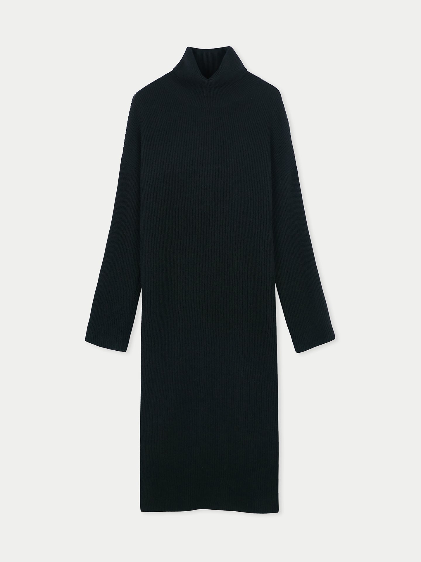 Cashmere Turtleneck Dress