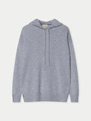 Gray hoodie on a light gray background  #color_high-rise