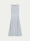 Lightweight Cashmere Silk Dress Ice Flow - Gobi Cashmere #color_ice-flow