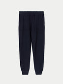 Black sweatpants on a white background. #color_black