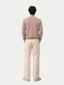 Cashmere Silk C-Neck Sweater Timber Wolf - Gobi Cashmere #color_timber-wolf