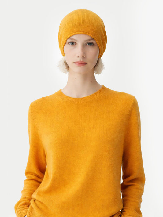 $99 Cashmere Hat & Sweater Daffodil - Gobi Cashmere