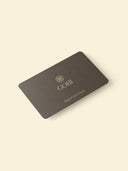 A gray e-gift card with the brand name 'Gobi' printed on it. #color_unknown