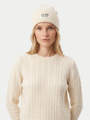 Cashmere Rib-Knit Beanie