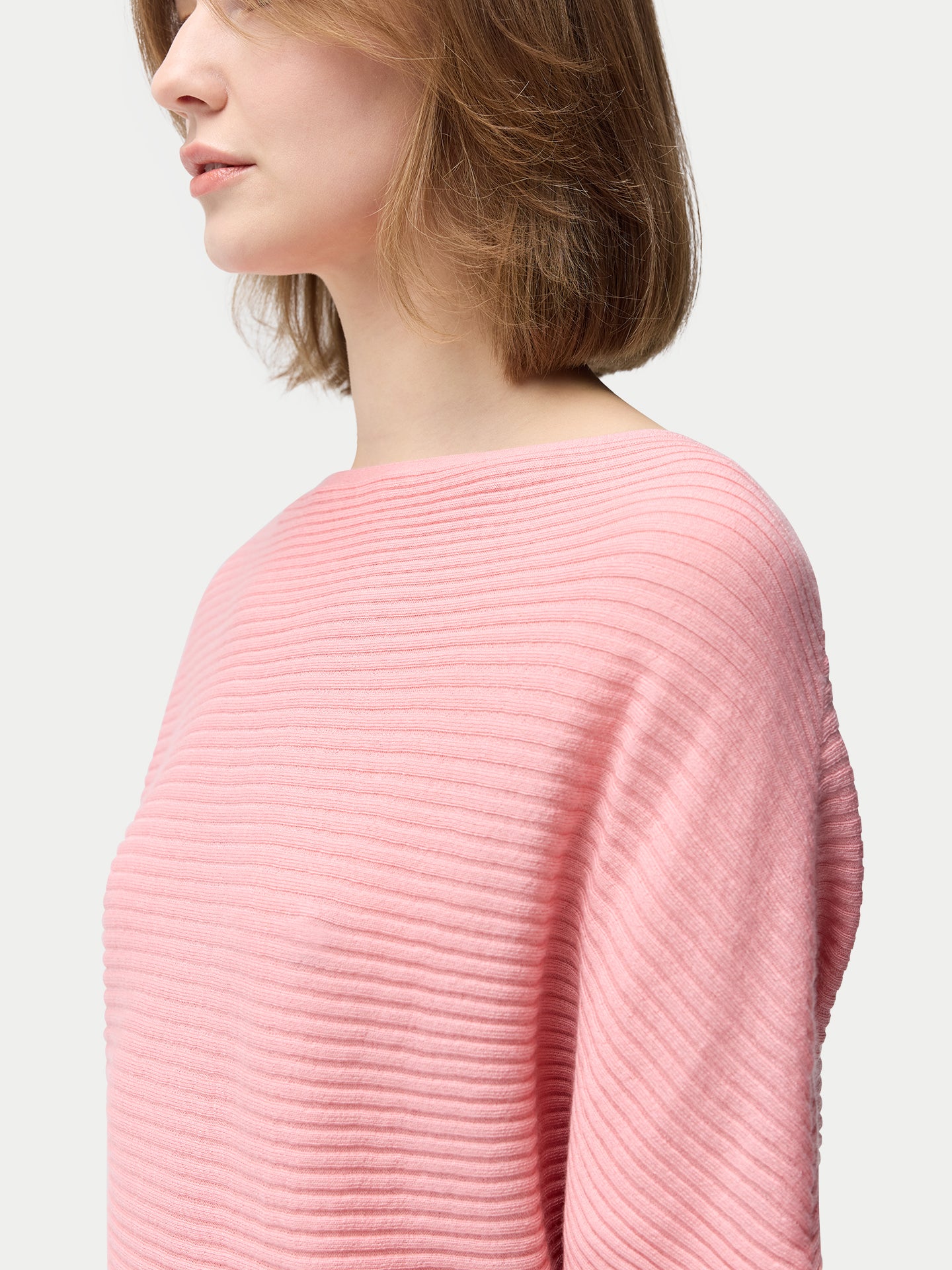 Short Dolman Sleeve Cashmere Sweater