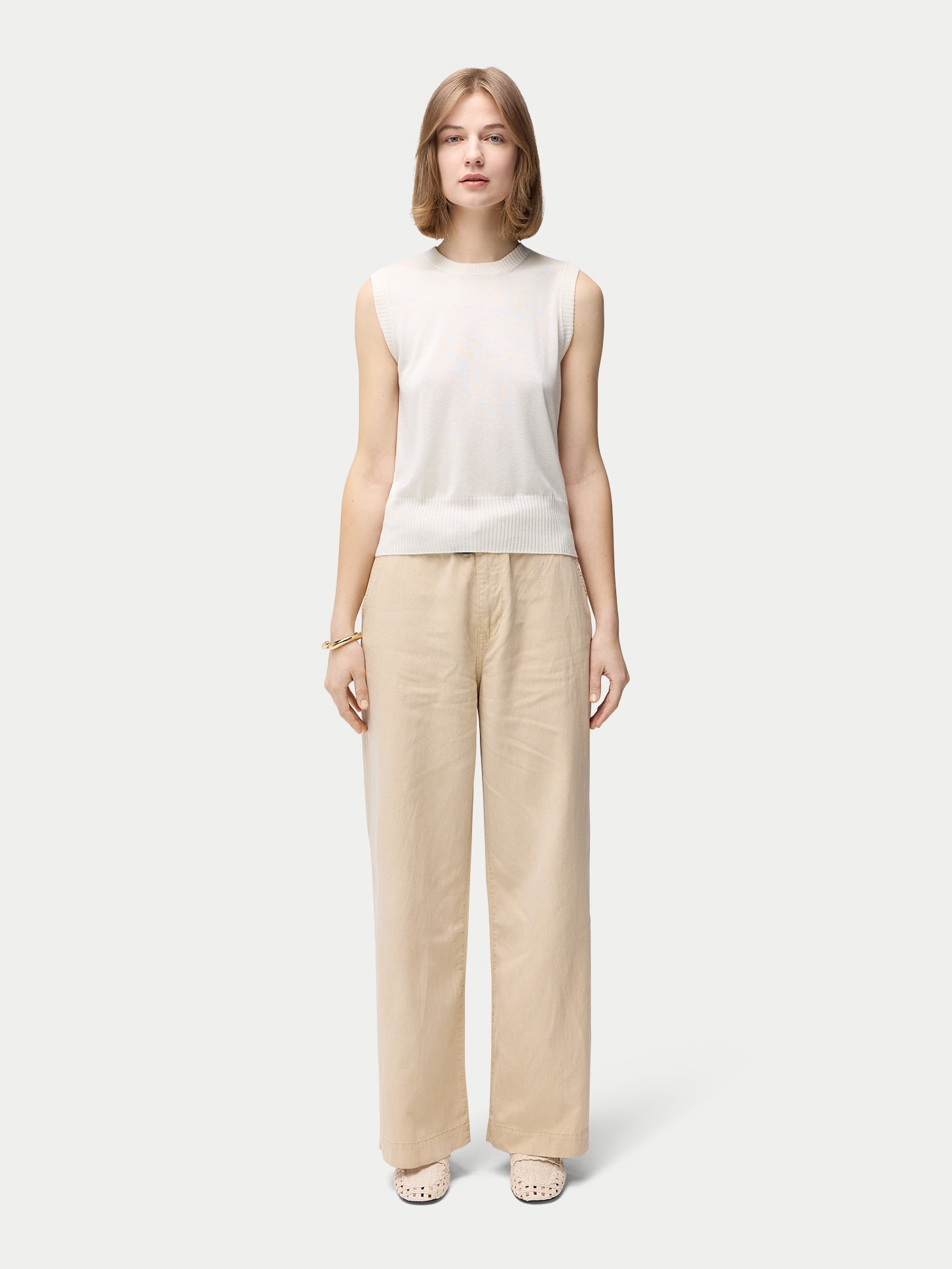 Cashmere Silk Sleeveless Top