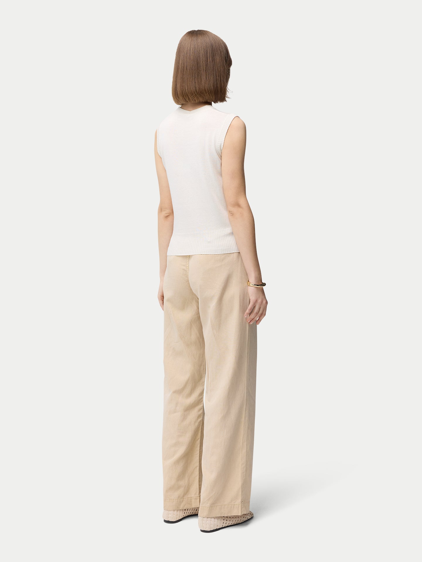 Cashmere Silk Sleeveless Top