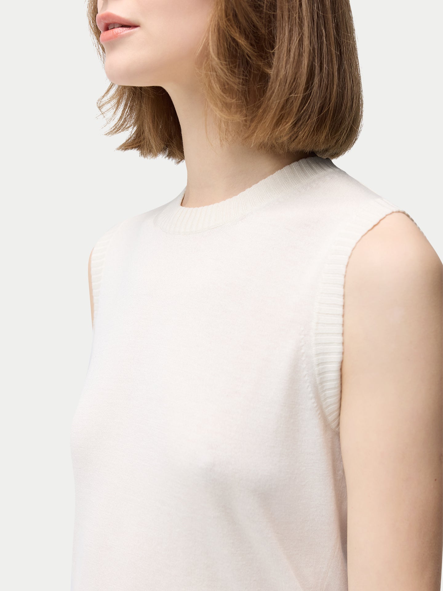 Cashmere Silk Sleeveless Top