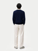Essential Crewneck Cashmere Sweater Total Eclipse - Gobi Cashmere #color_total-eclipse