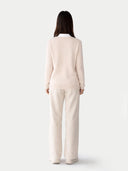 Essential Cashmere Crewneck Sweater Ivory White - Gobi Cashmere #color_ivory-white