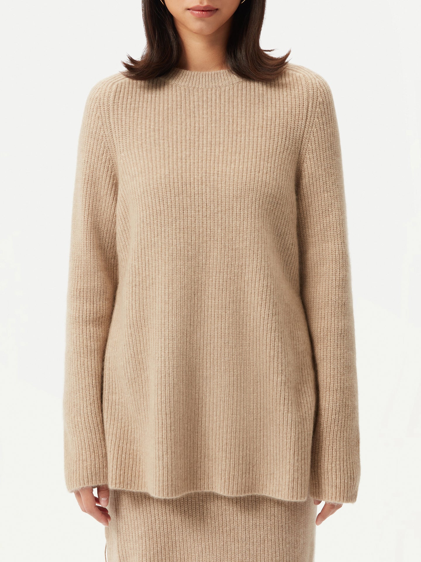 Cashmere Sweater with Side Zippers