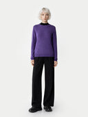 Essential Cashmere Crewneck Sweater Grape Jam - Gobi Cashmere #color_grape-jam