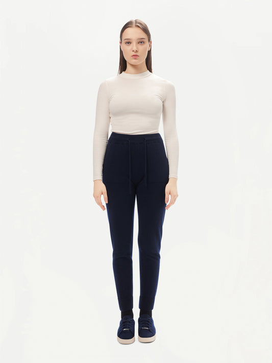 Cuffed Cashmere Jogger