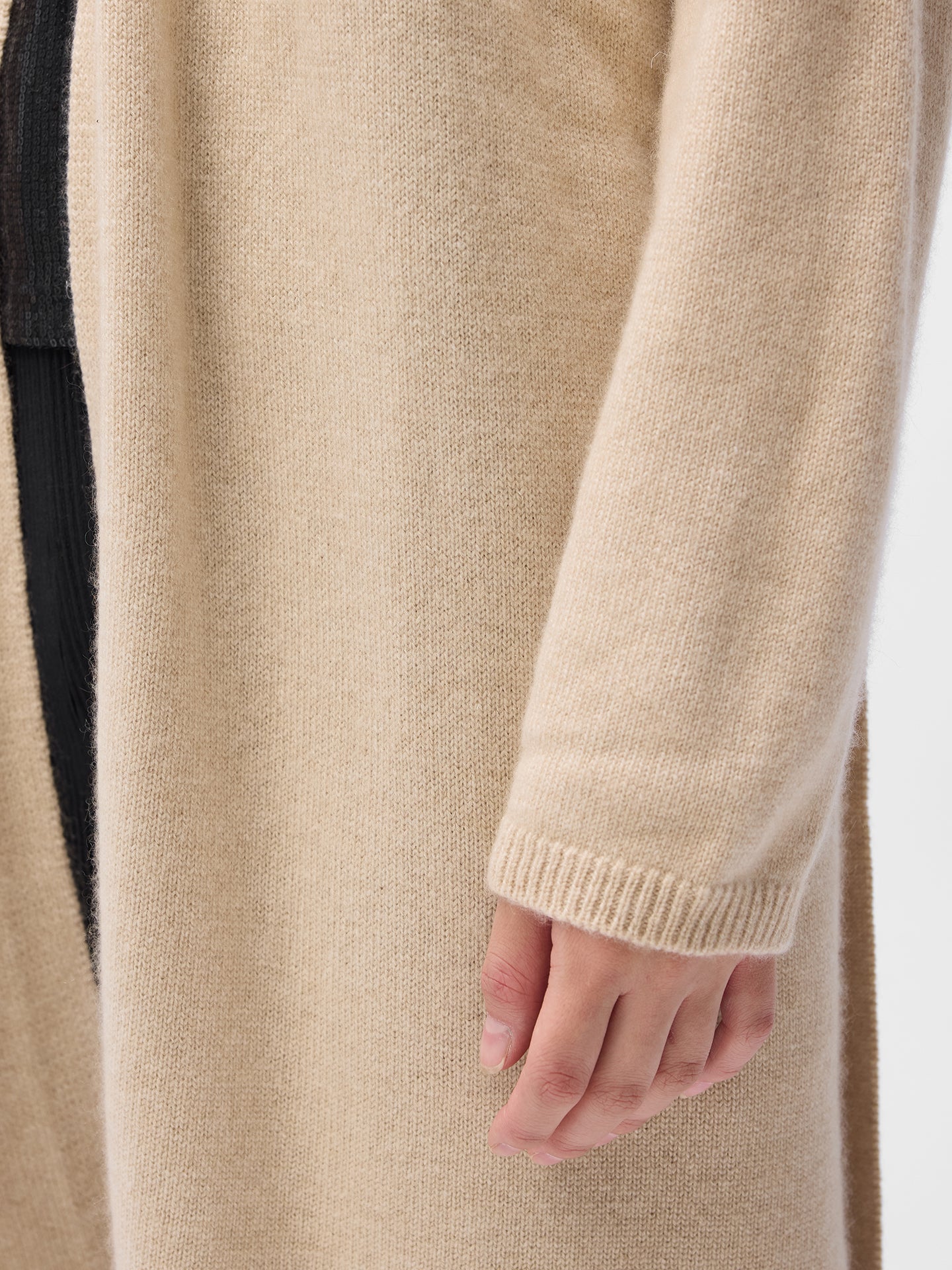 Organic Color Long Maternity Cashmere Robe