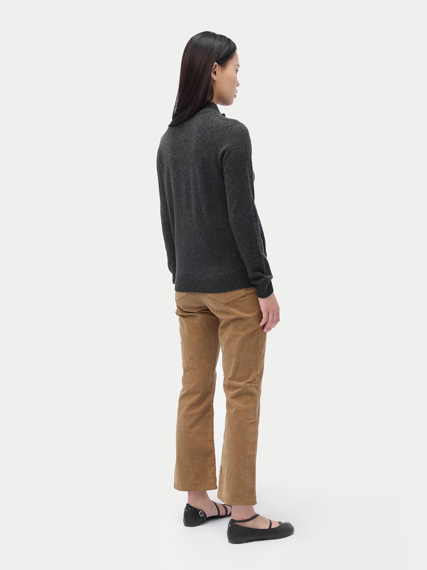 Essential Cashmere Full-Zip Cardigan