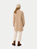 Organic Color C-Neck Knit Dress Beige - Gobi Cashmere #color_beige