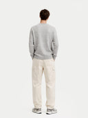 Essential Crewneck Cashmere Sweater Dawn Blue - Gobi Cashmere #color_dawn-blue